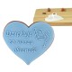 Serce 8 x 7 cm - Dziękuję za waszą obecność - stempel do pierników