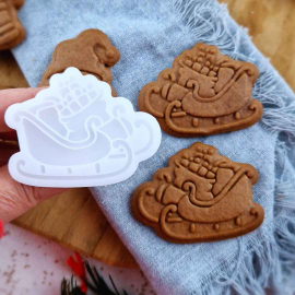 Sanie 61 mm x 48 mm - zestaw stempelek + wykrawacz do pierników