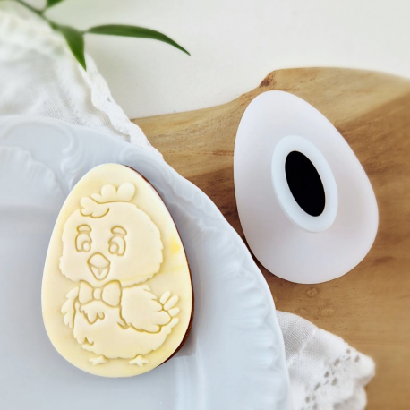 Jajo 5 x 7 cm Kurczaczek - stempel do ciastek