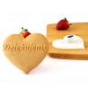 WYPRZEDAŻ! Serce 8 cm x 7 cm - Dziękujemy - pieczątka do ciastek