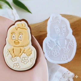 Kurczak wielkanocny + wykrawacz 53 mm x 80 mm