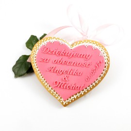 Stempel do ciastek ślubny personalizowany