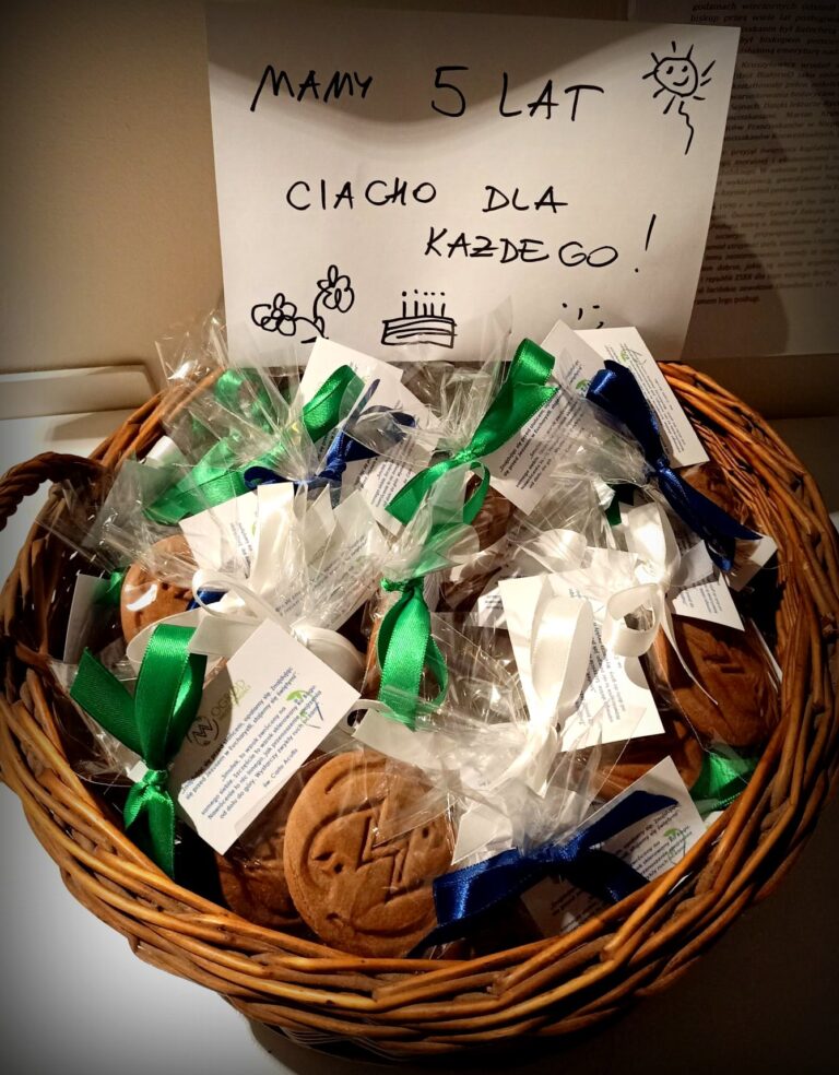 Ciastka ze stemplem zapakowane w woreczki na urodziny przedszkola, od klientki